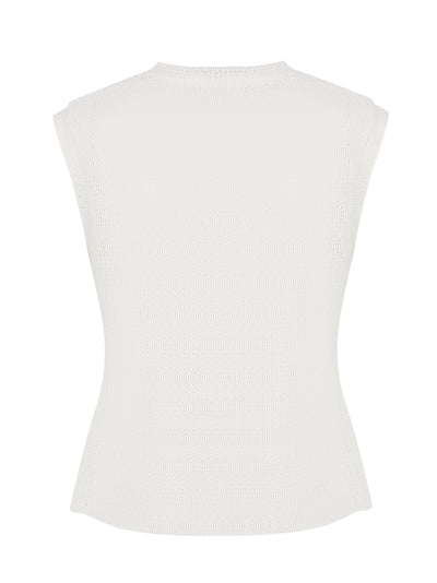 Julia Muscle Top (Ivory)