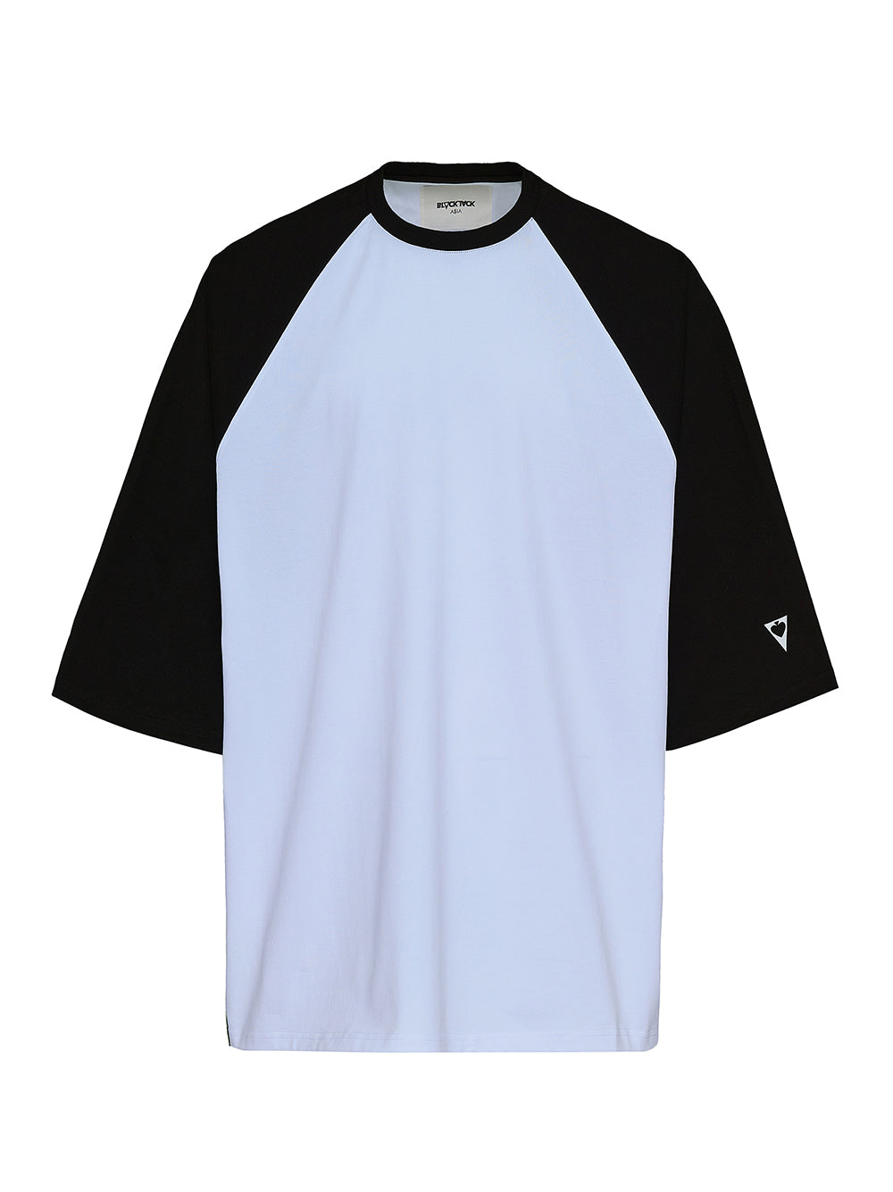 Jumbo Baseball Tee (White/Black)