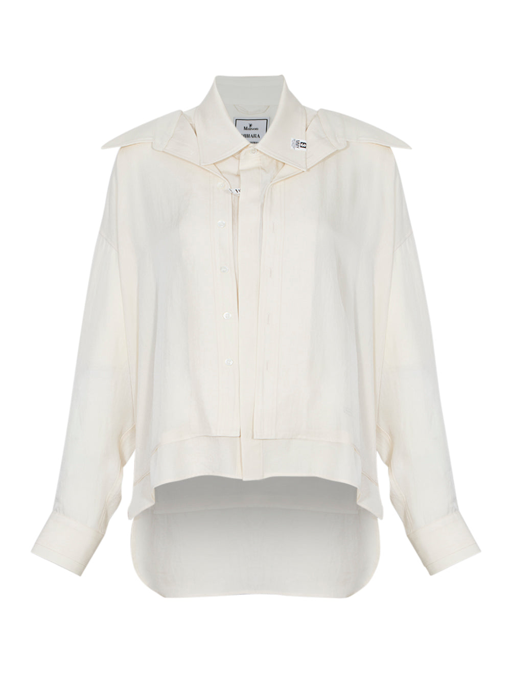 Double Layered Shirt Ivory