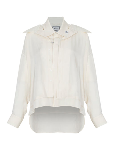 Double Layered Shirt Ivory