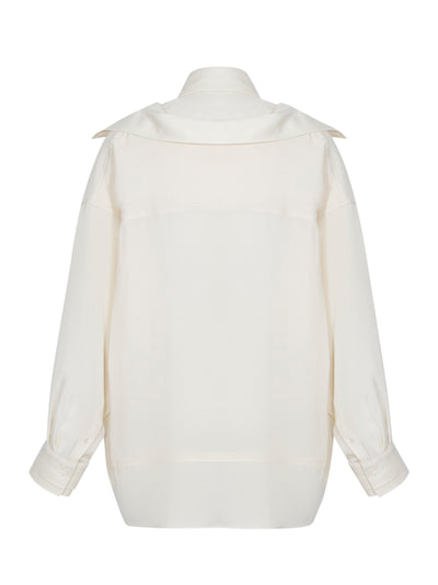 Double Layered Shirt Ivory