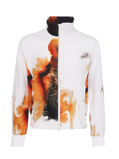 Y-3 Aop Track Top 3-Stripes Core White