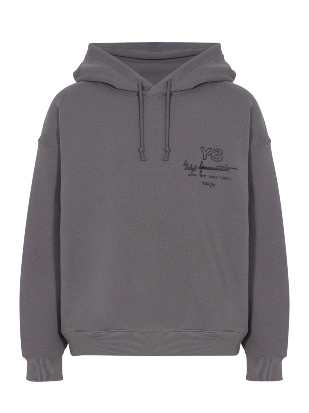 Y-3 Graphic Ft Hoodie Granite