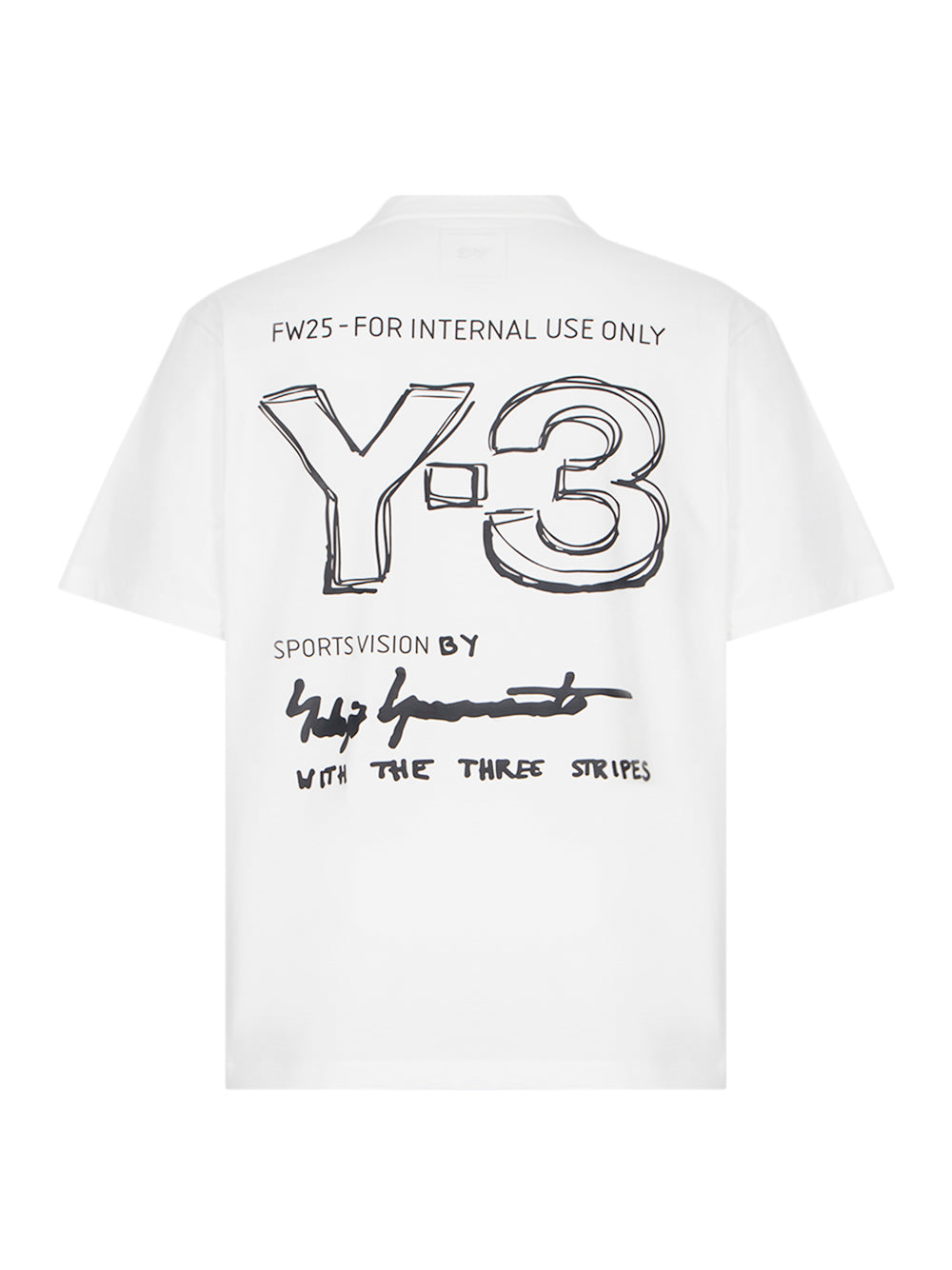 Y-3 Short Sleeve Tee Core White