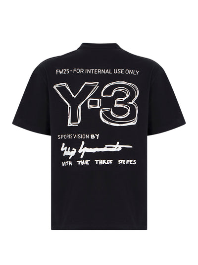 Y-3 Short Sleeve Tee Black