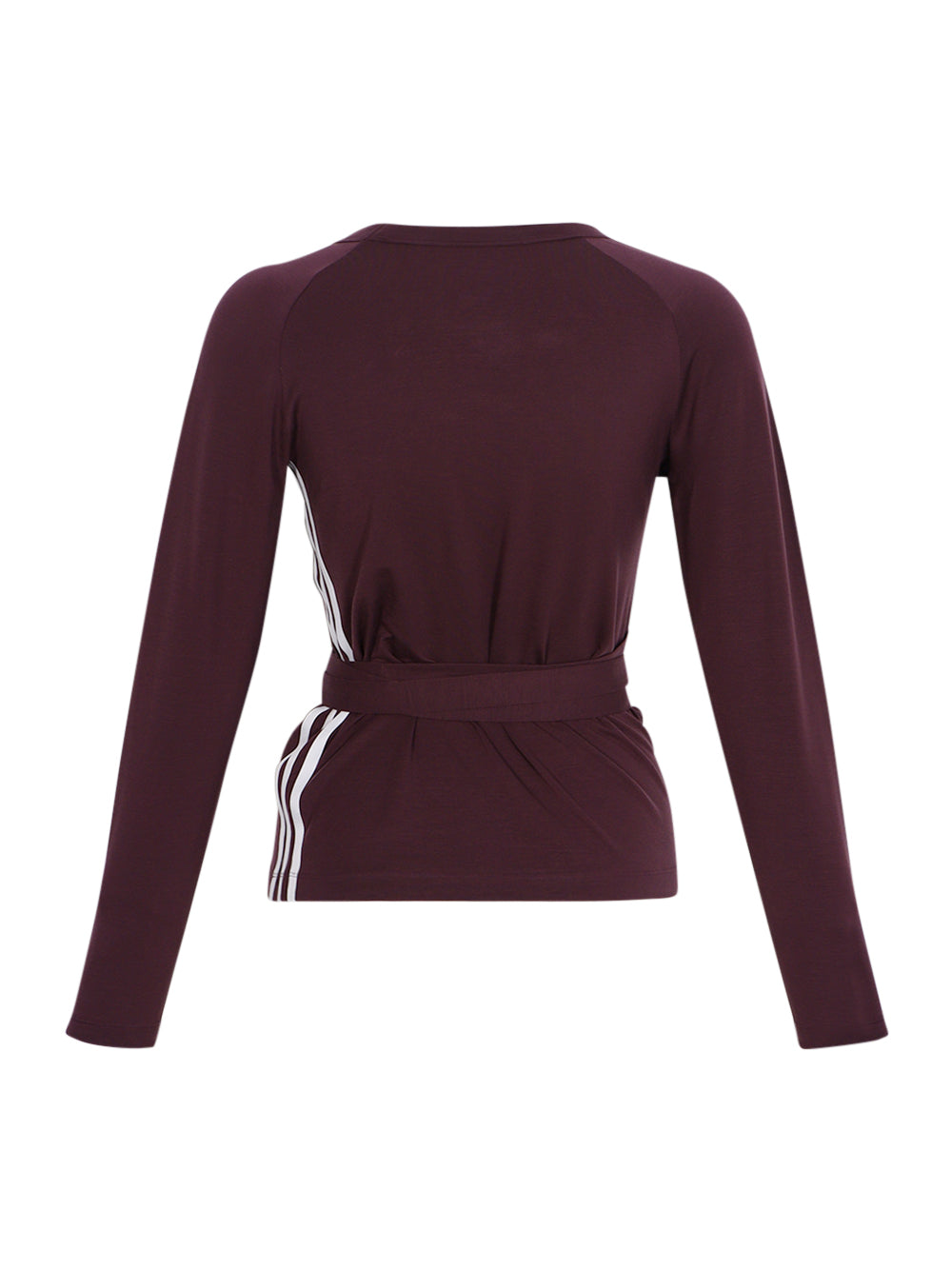 Y-3 W Tncl Long Sleeve Tee Shadow Maroon