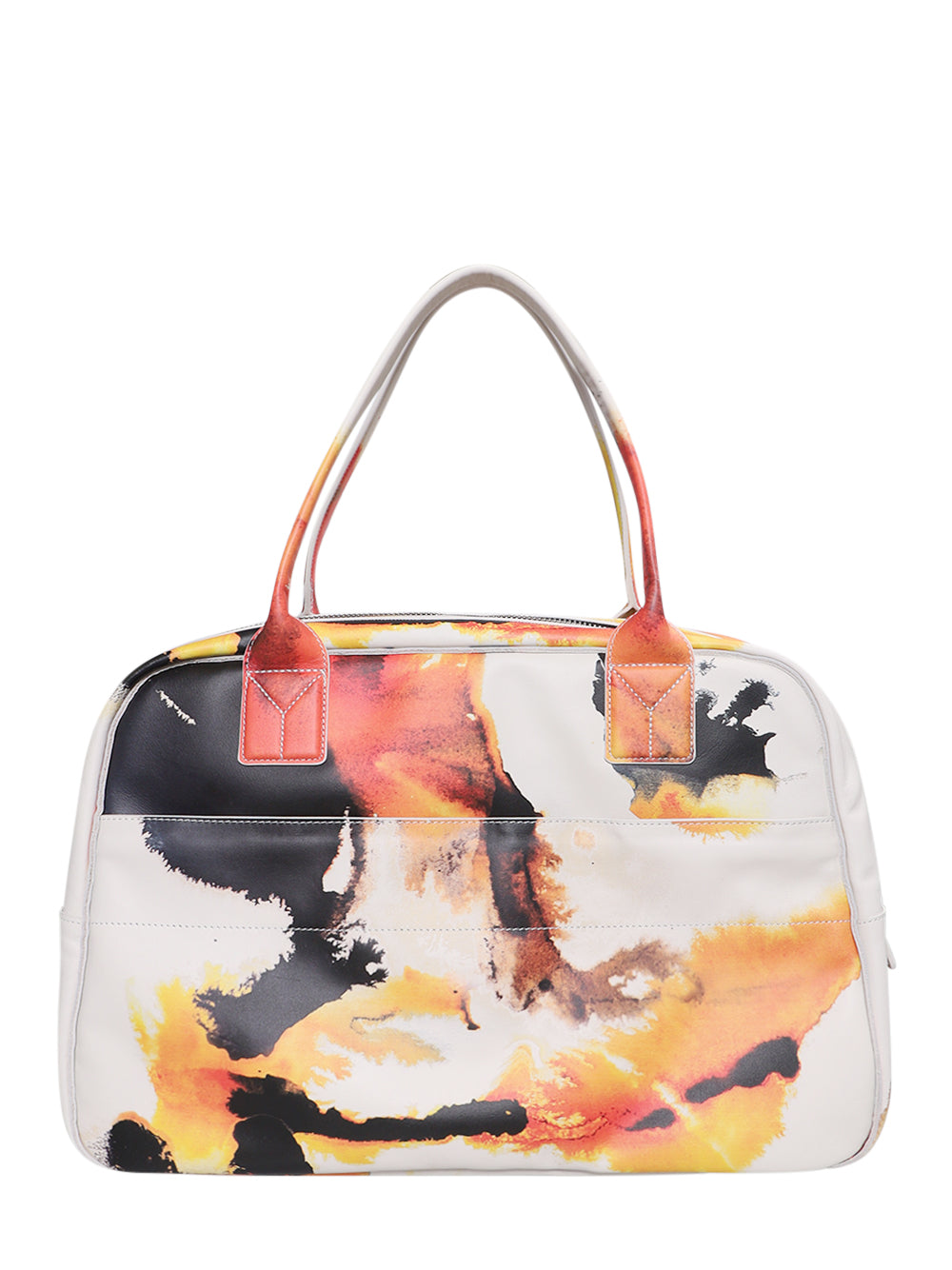 Y-3 Leather Tote Talc