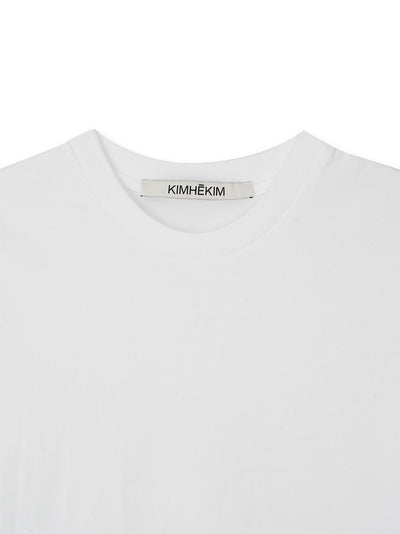 K-Chain Printed Slim Fit T-shirt (White)