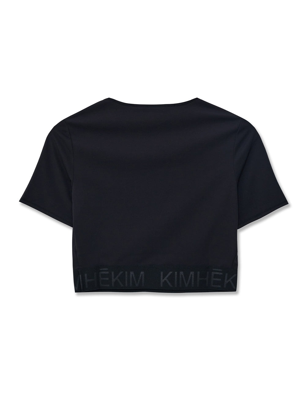 Short Sleeved Yoga Top (Black)