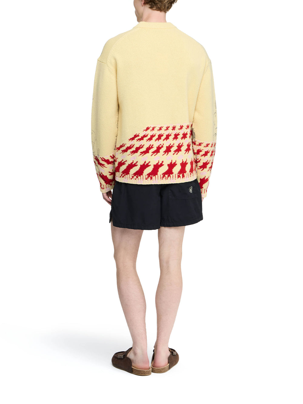 Print Jacquard Jumper Buttermilk
