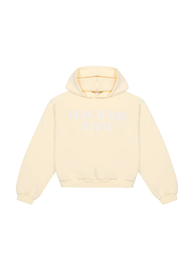 Kids 90's Fleece Hoodie (Garden Yellow)