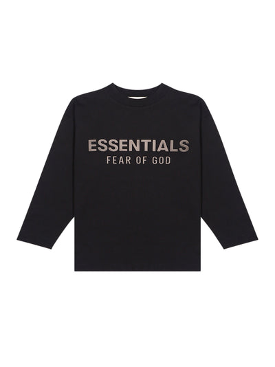 Kids Classic Long Sleeve Tee (Jet Black)
