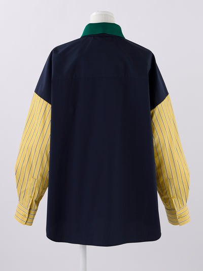 Knit Cleric Shirt (Yellow)