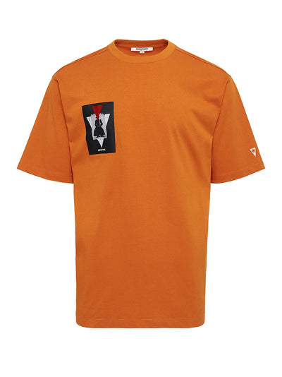 Label T-Shirt Rust