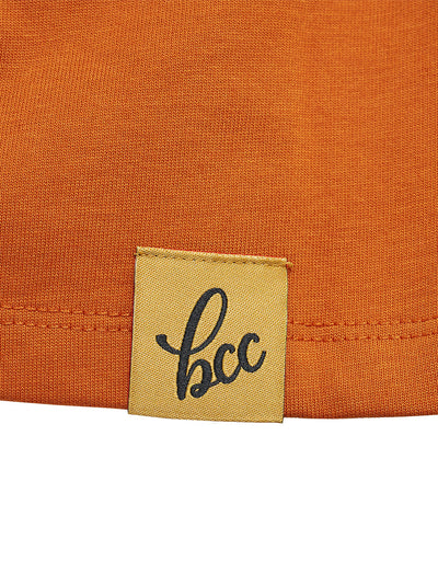Label T-Shirt Rust