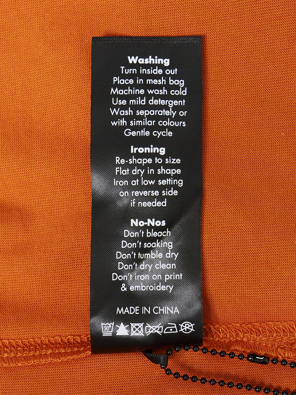 Label T-Shirt Rust