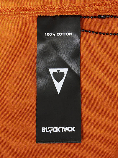 Label T-Shirt Rust