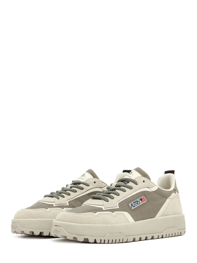 Wildpace Low Sneakers In Cordura And Suede (Elmond/White) (Men)