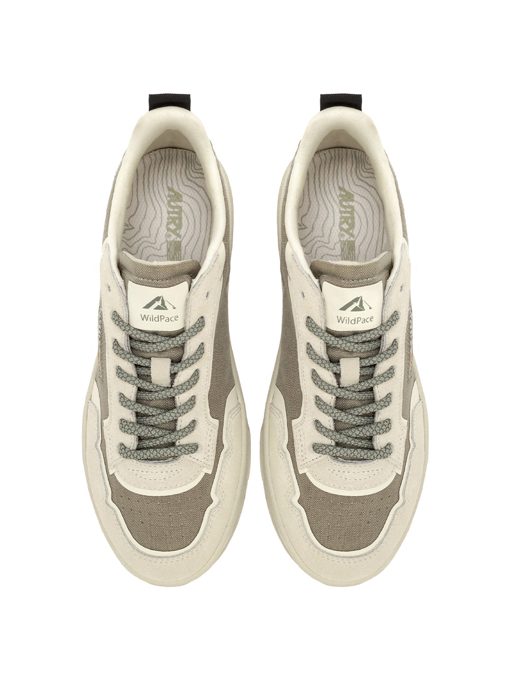 Wildpace Low Sneakers In Cordura And Suede (Elmond/White) (Men)