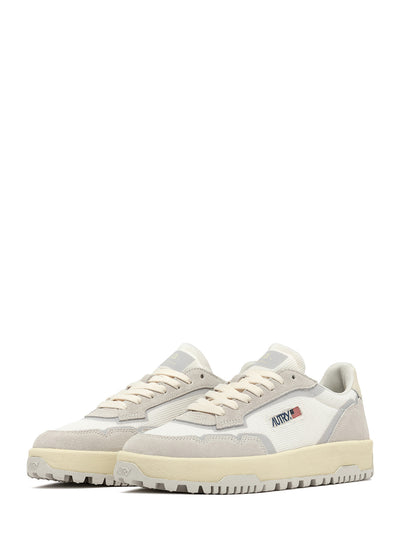 Wildpace Low Sneakers In Mesh And Suede (White/Marshmallow) (Women)