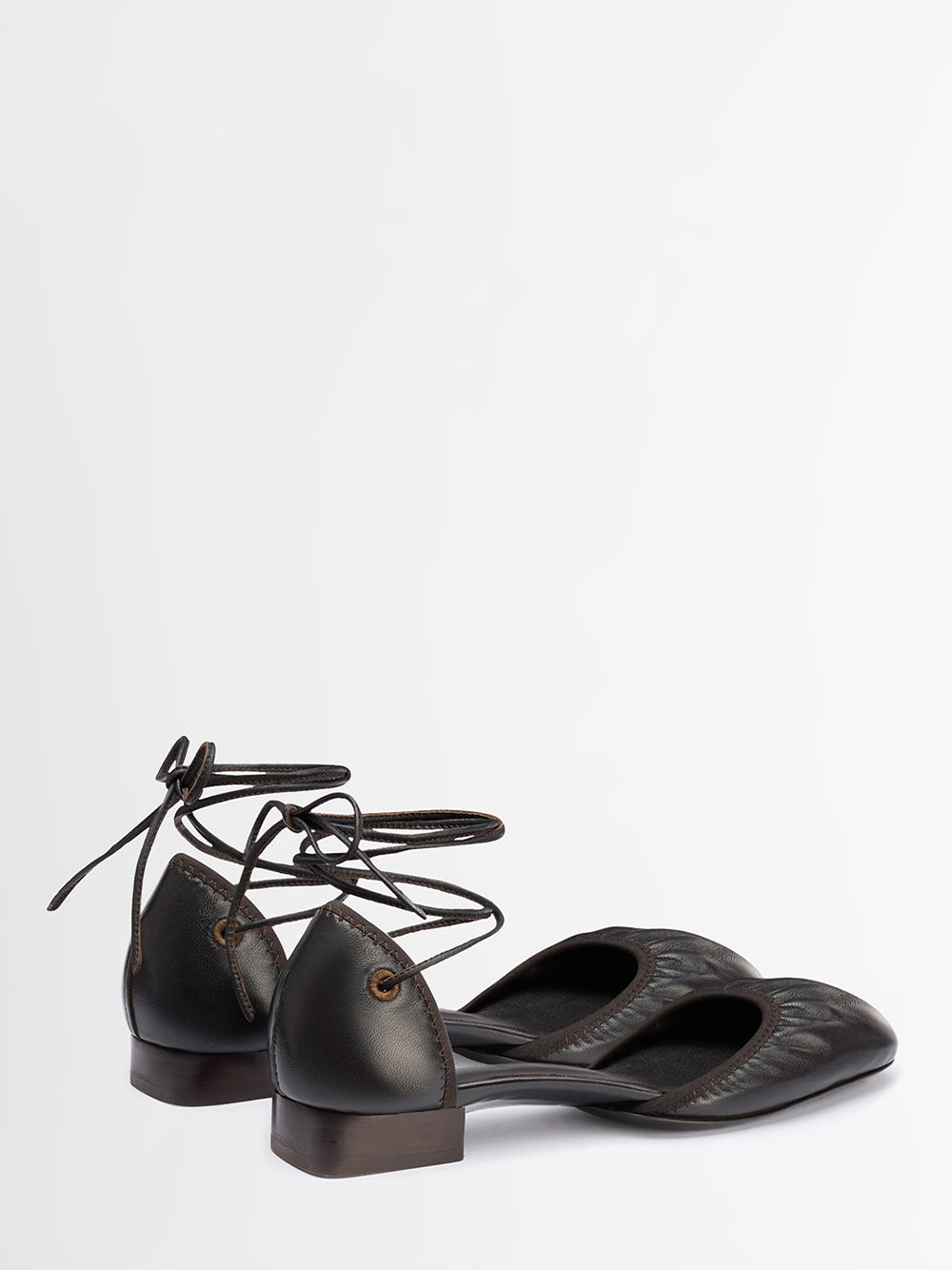 Micro Ballerina Flat (Dark Chocolate)
