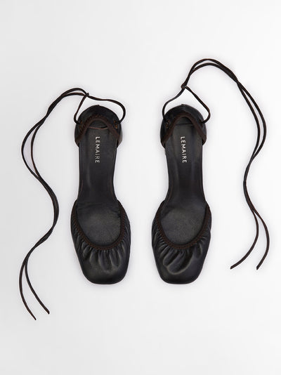 Micro Ballerina Flat (Dark Chocolate)