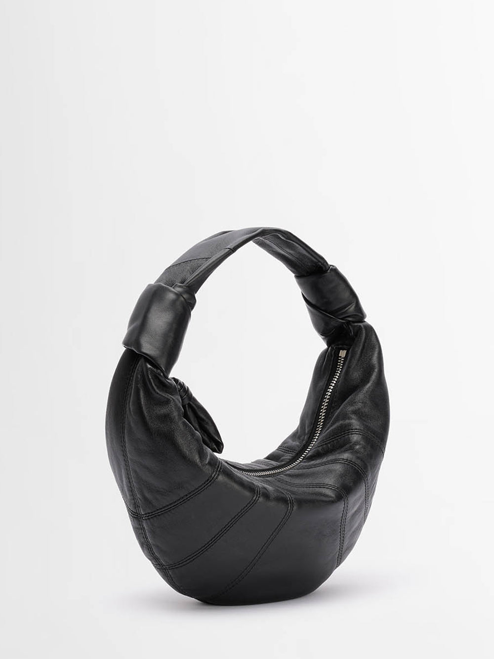 Mini Fortune Croissant Bag (Black)