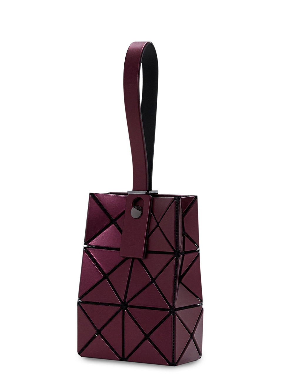 LUCENT - METALLIC - Hand - Bag - Bordeaux - 02