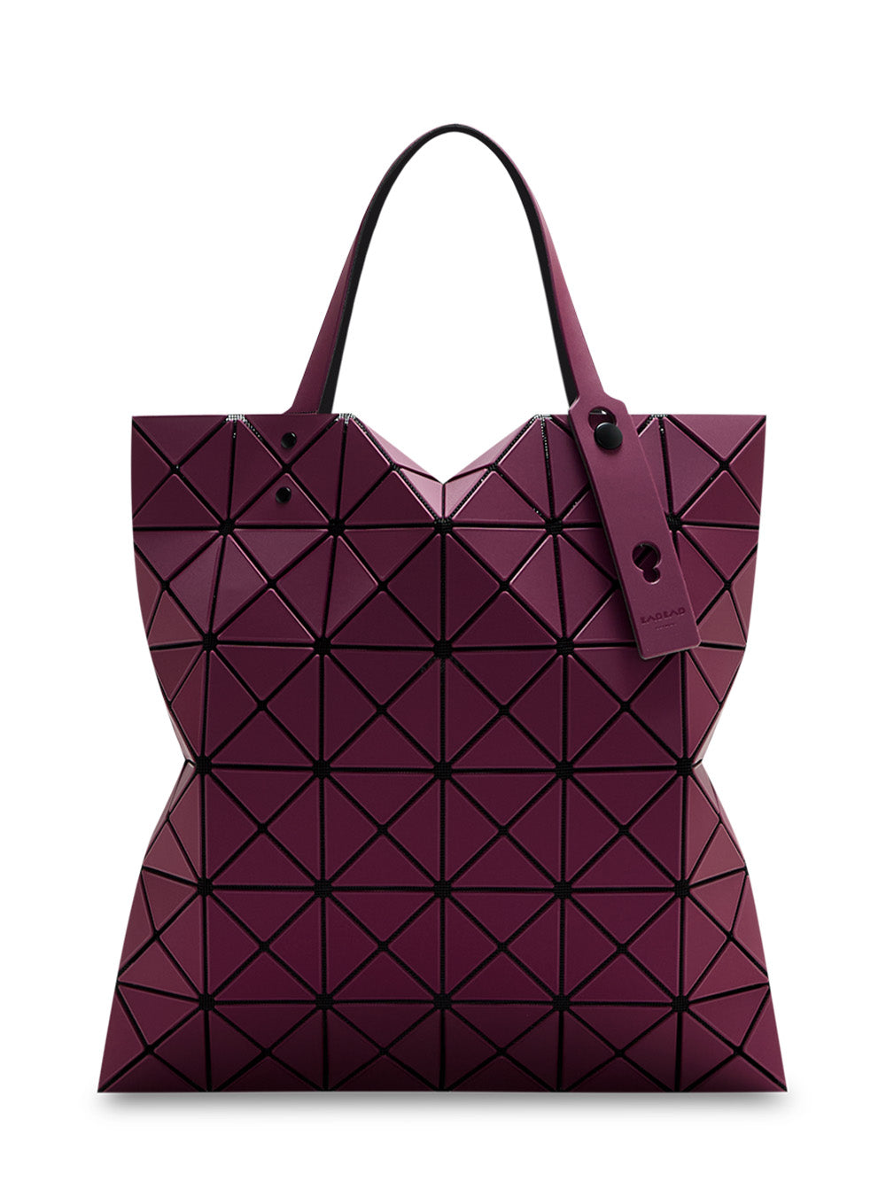 LUCENT METALLIC Tote (6*6) (Bordeaux)