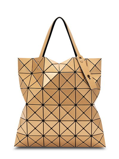 LUCENT METALLIC Tote(6*6) (Lt.Brown)