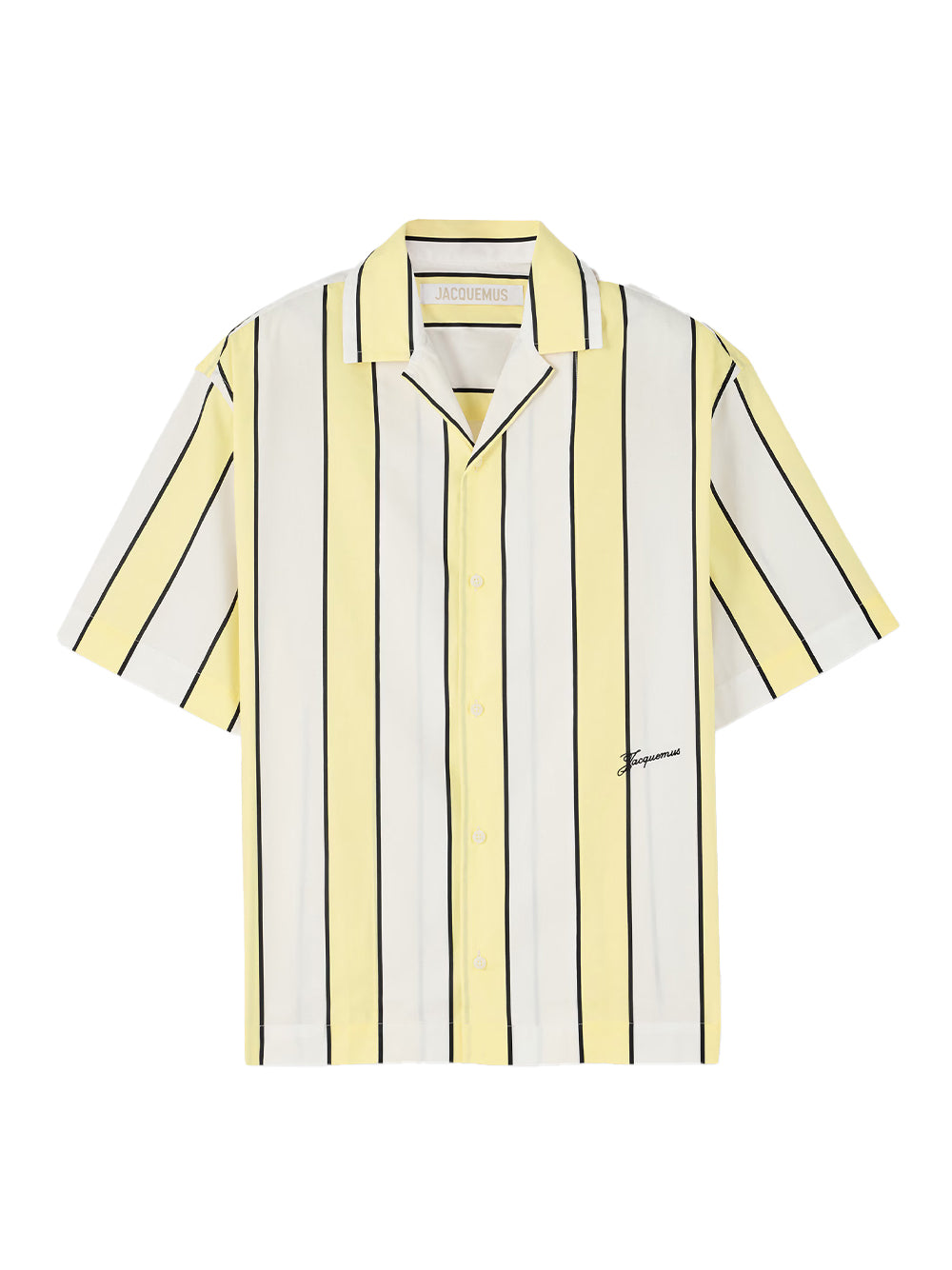 La Chemise Jean (Print Stripes White/Yellow)