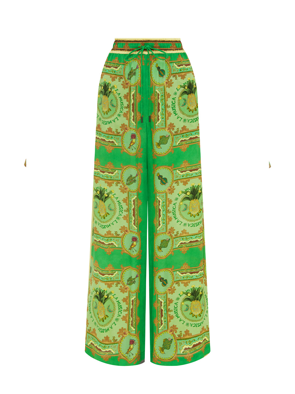 La Musica Silk Pant (Green)