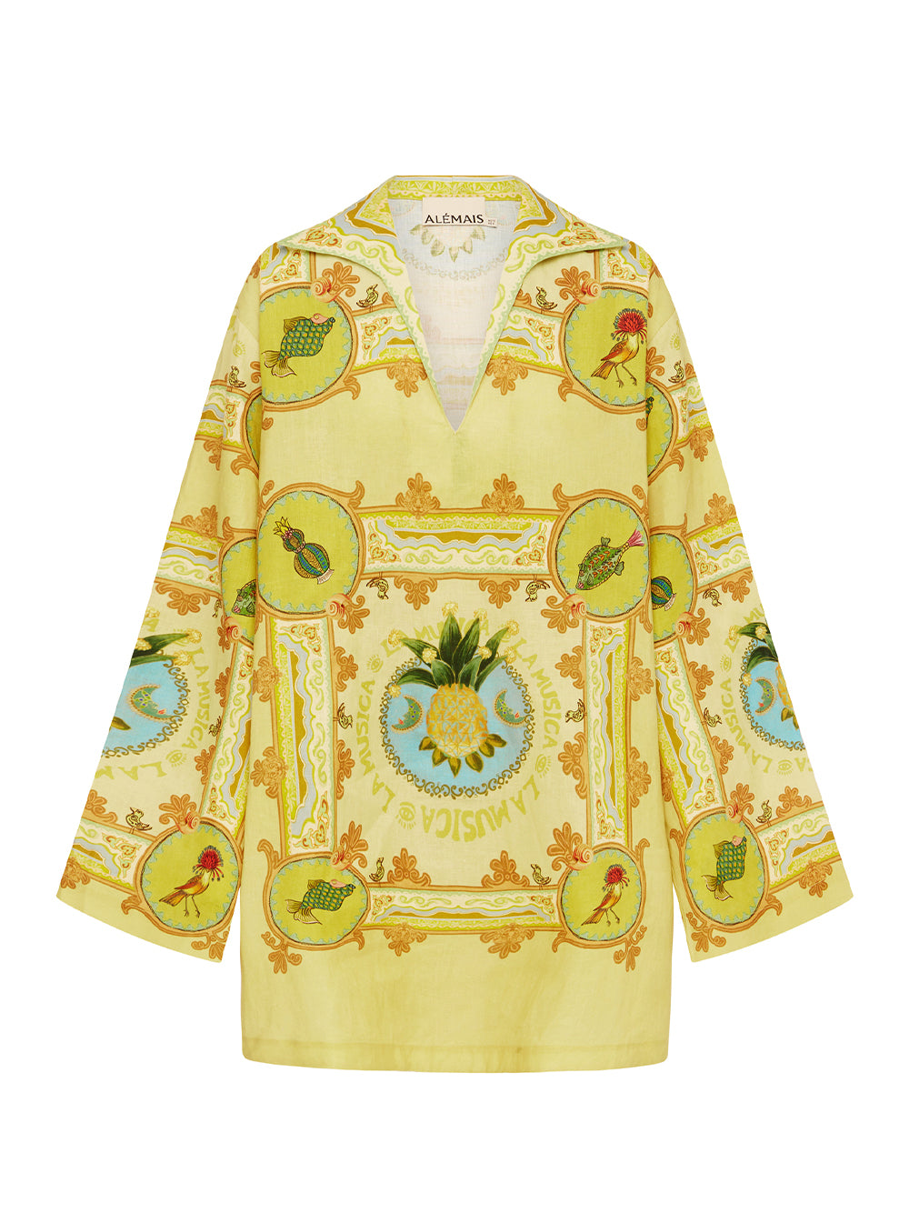 La Musica Tunic Dress (Lemon)