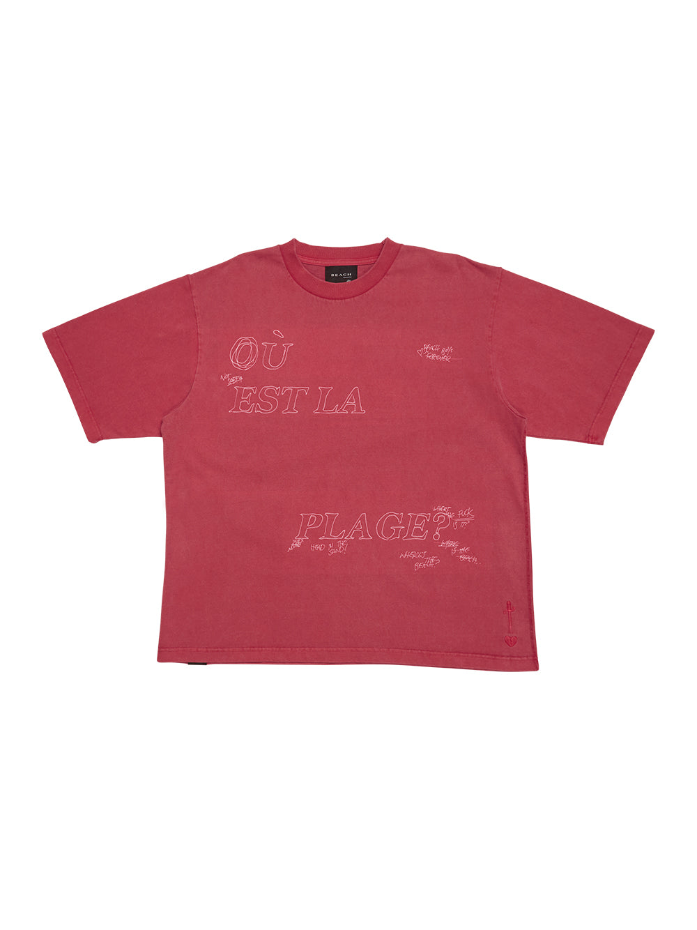 La Plage Tee (Red)
