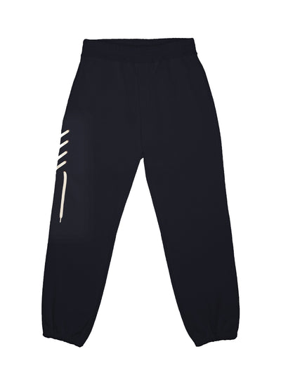 Laced Sweatpants (Black/Cream)