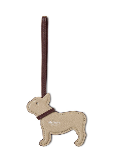 Lanyard Keyring Frenchie Dog (Dune-Oxblood)