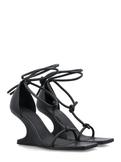 Leather Sandals (Black)