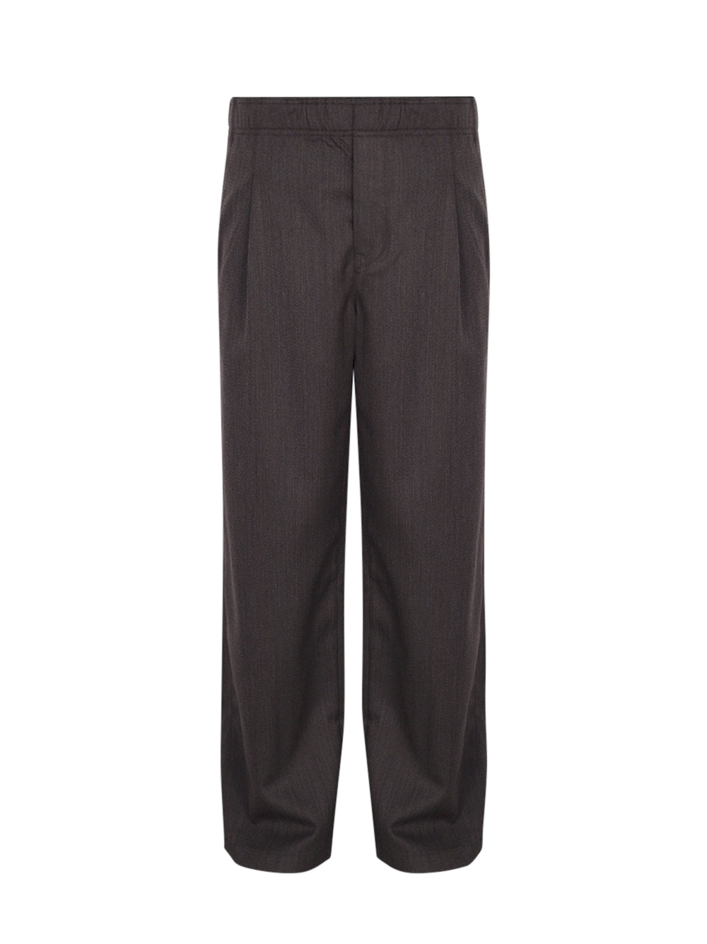 Leisure Trouser (Havana Brown Chain Wool)