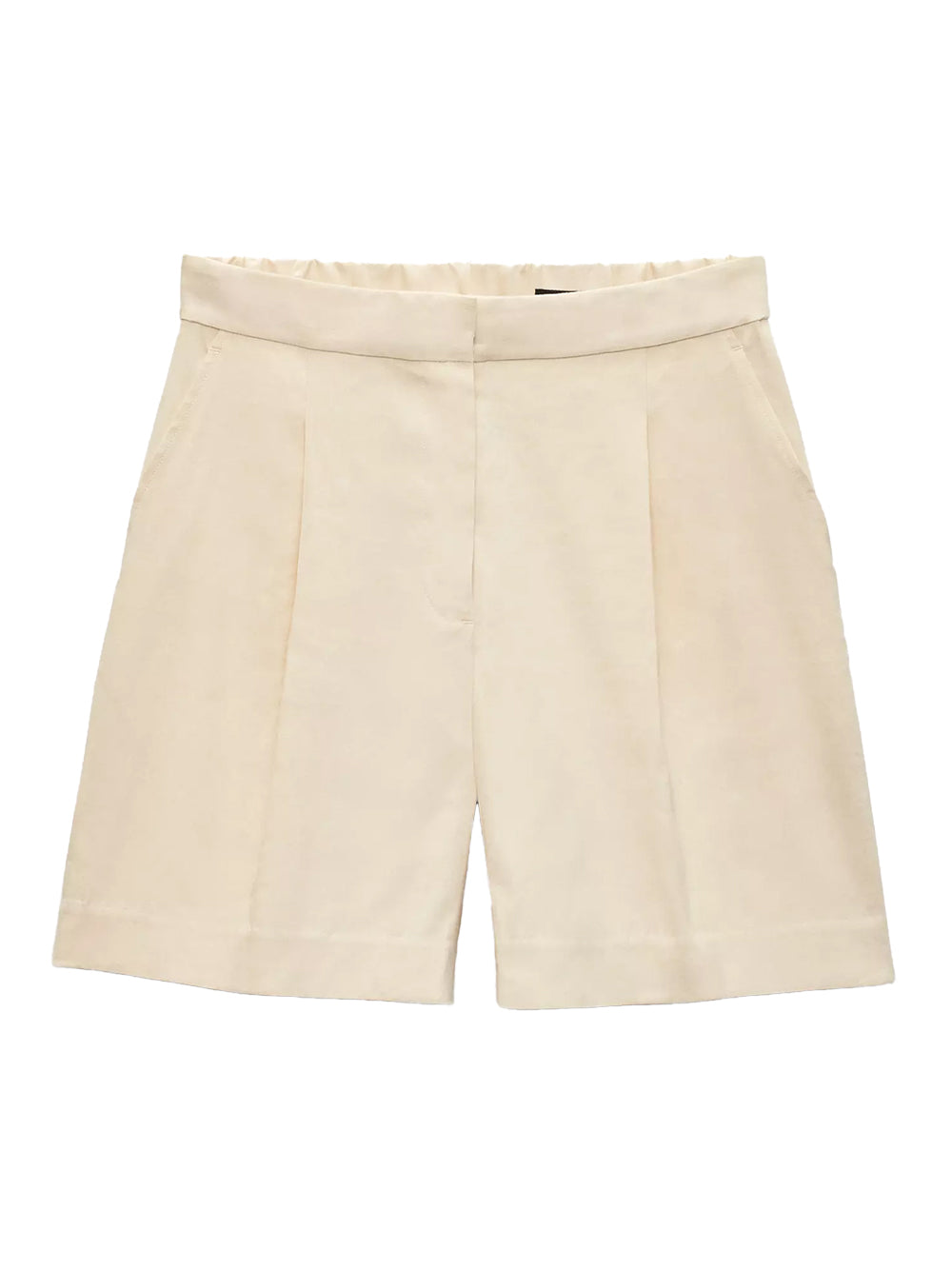 Leona Linen Short (Light Tan)