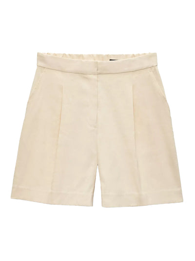 Leona Linen Short (Light Tan)
