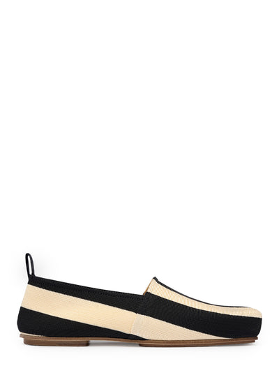 Les Espadrilles Carre (Beige/Black)