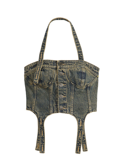 Levis X Adsb Denim Corset (Tinted Indigo)