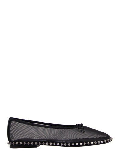 Lina Ballchain Flat (Black)