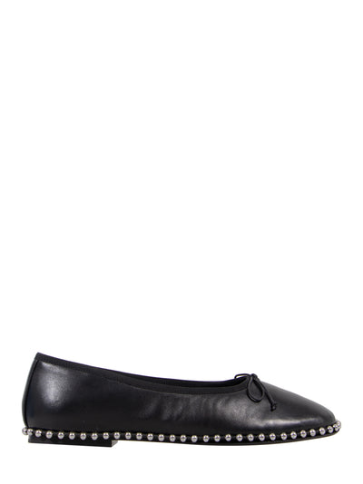 Lina Ballchain Flat (Black)