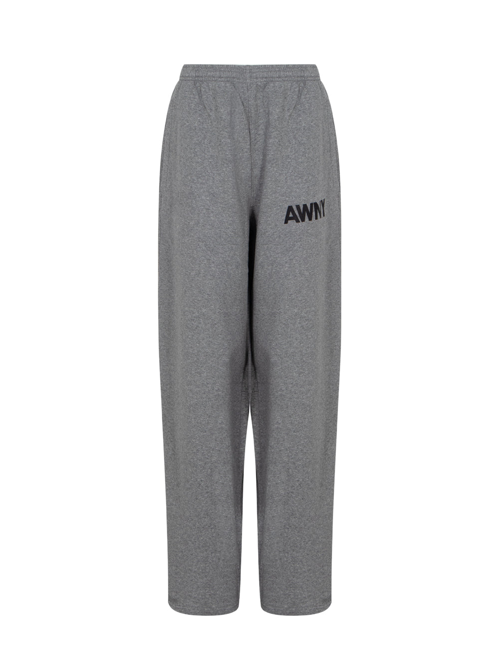 Logo-Detailed Oversize Sweatpants (Dark Heather Grey)