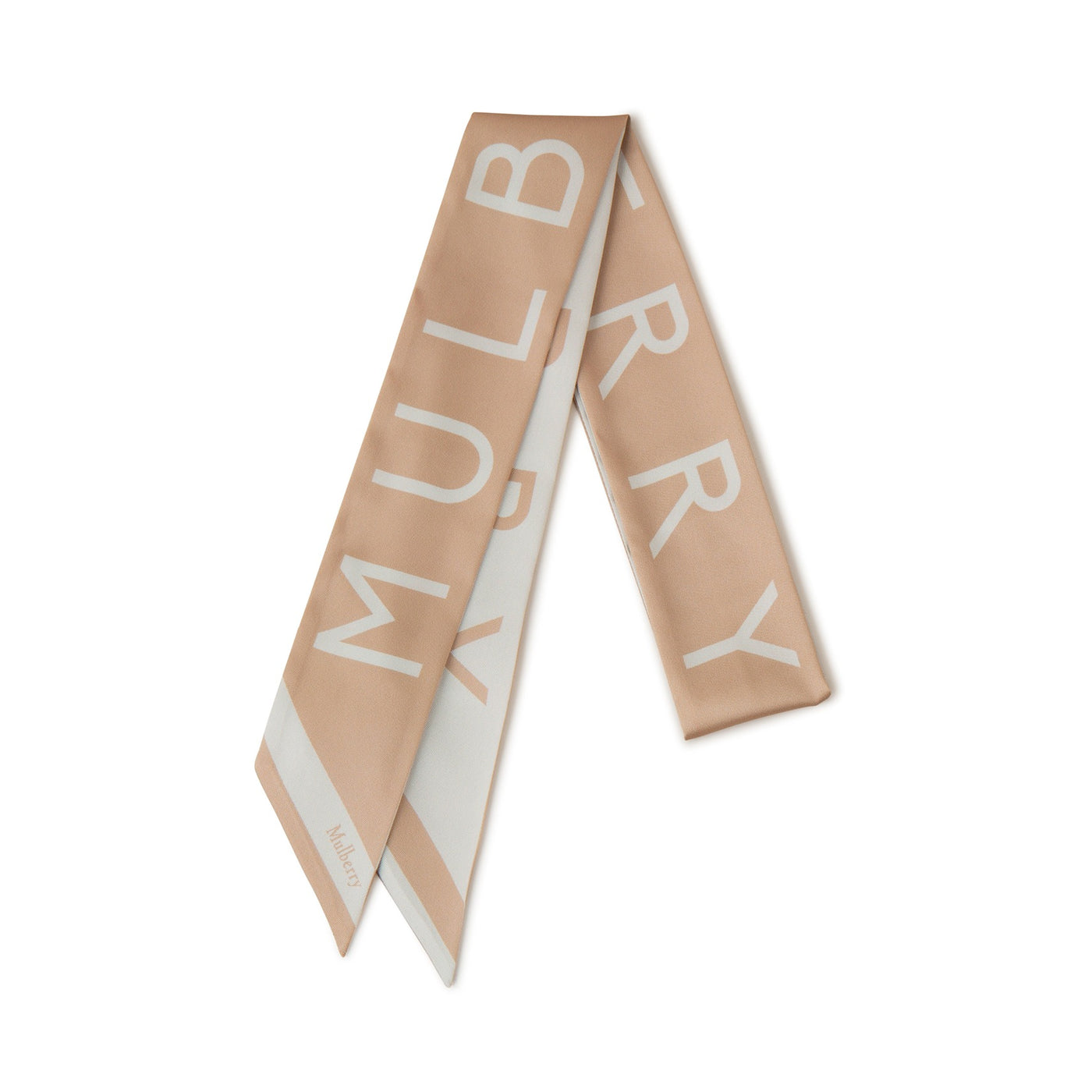 Logo-Skinny-Scarf-Cream-1