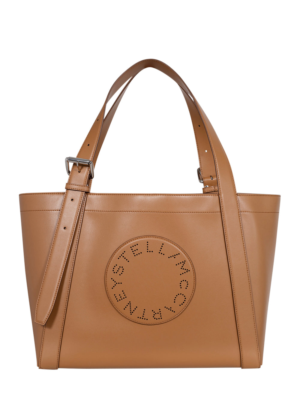 Logo Belt Crossbody Tote Bag (Bik Ginger)