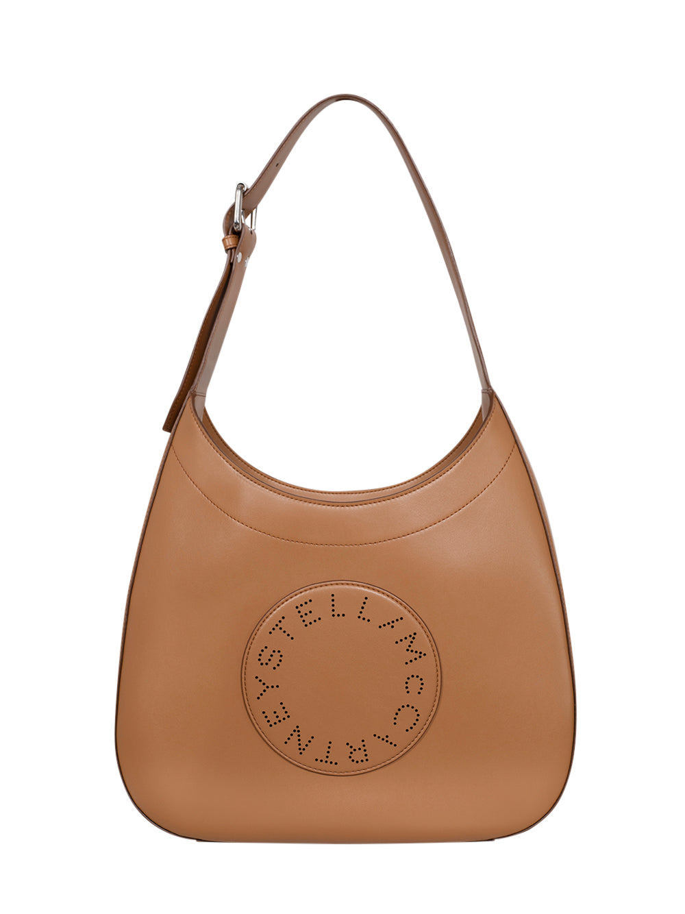 Logo Belt Slouchy Hobo Bag (Ginger)