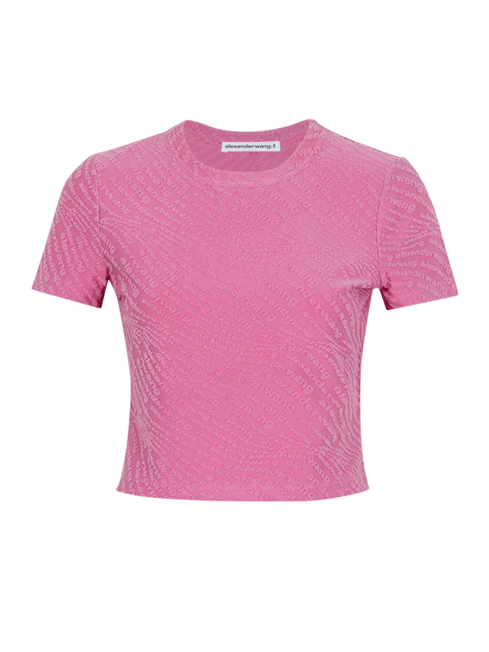 Logo Jacquard Short Sleeve Baby Tee (Lotus)