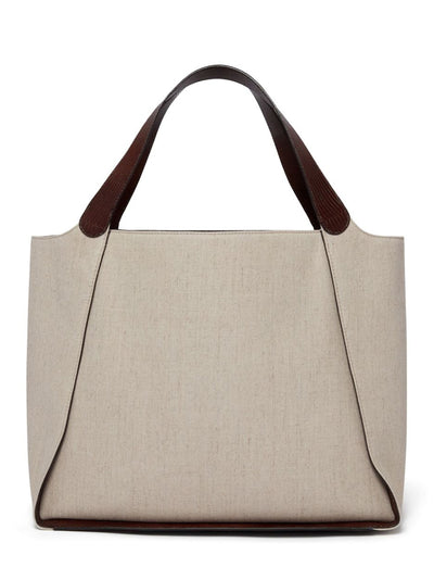 Logo Large Tote Bag (Birch White)